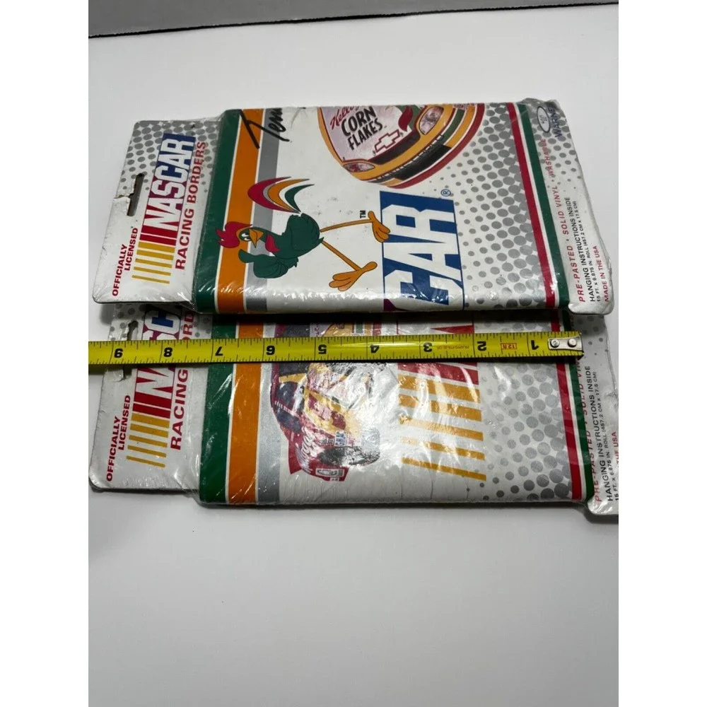 NASCAR Vintage 2 Wall Paper Border Kellogs Terry Labonte New with aged packaging